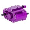 2-Speed 48P Gearbox Transfer Case with Steel Gears for 1/10 RC Crawler for Axial SCX10 90046 D90, Ratio 1.8:1/0.7:1(Purple) view 1