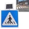 Solar LED Flashing Crosswalk Lights and Accessories Traffic Safety Signs, Road for Pedestrian crossings 24in, Protects at Intersections, for Urban Rural Roads, School, Industrial Park view 1