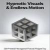 2026 Premium Hexagon Twist Illusion, 3D Printed Hexagonal Decompression Sensory Desk Gadget for Relieving Stress, Funny Irritability and Relaxation Pocket, for Focus, Hypnotic Fidget (#A) view 3