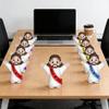 50 Pcs Little Jesus Figures,Mini Jesus Figurines,Easter J-esus Loves You Tiny Christ Toys to Hide and Seek,Tiny Pocket RubberJesus,for Religious Party Favors,Sunday School,Easter Egg Stuffers view 4