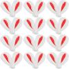 20pcs Mini Rabbit Ears Easter Hair Accessories for Girls Women Small Bunny Ears for Crafts Miniature Dolls House Easter Diy Charm view 1