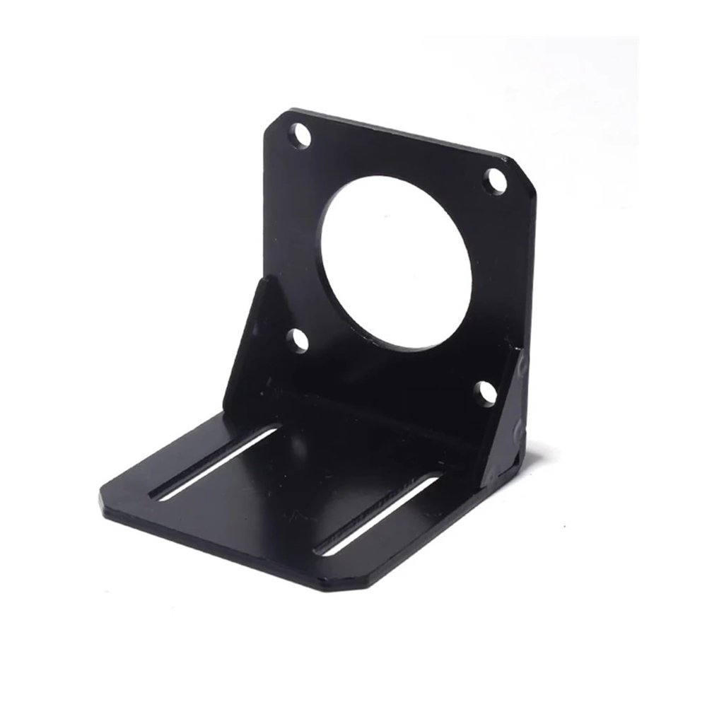 80STM02430 80ST Series L Type Mounting Servo Motor Bracket Holder fitted Black Alloy Steel for AC 80ST servo