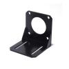 80STM02430 80ST Series L Type Mounting Servo Motor Bracket Holder fitted Black Alloy Steel for AC 80ST servo view 1