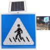 Solar LED Flashing Crosswalk Lights and Accessories, Traffic Safety Signs - Aluminum, Reflective, Engineering-Grade Film, IP65 Waterproof, Low-Maintenance, Easy Installation view 1