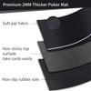 nuveti 79 x 40 Foldable Texas Poker Card Tabletop Layout Portable Anti-Slip Rubber Board Game Mat Smooth Premium Surface, Noise Reduction Poker Mat for Table view 4