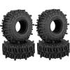 1.9 Inch RC Crawler Tires Skins Soft Rubber Off-Road Tyres for 1/10 TRX4 TRX6 SCX10 90046 AX103007 D90 Gen7 MST VS4-10,RCHuiWow High Grip Mud Terrain Tyres,StyleG view 1