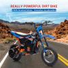 24V Electric Dirt Bike for Kids - 13.6MPH Fast Speed Motorcycle for Kids with 250w Motor and Air-Filled Tires view 2