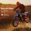 24V Electric Dirt Bike for Kids - 13.6MPH Fast Speed Motorcycle for Kids with 250w Motor and Air-Filled Tires view 3