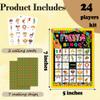 wenhihsiy Detective Bingo Game Cards for Adults, Spy Bingo Cards Game for Family Holidays Friends Gatherings, Ideal for Mystery Themed Party Games, 24 Players Birthday Party Supplies Favors, 014 view 2