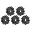 5pcs Steel Servo Spur Gear, 24 Tooth Internal Spline Gear Module 0.8, High Strength Durable Industrial Replacement Gears for RC Servo Motors and Mechanical Drive Systems (15 Teeth) view 4