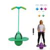 Balance Jumping Ball,Pogo Jumper with Handle and Ball Pump,High Jump Toy Bounce Jump Trick Board with Non-Slip Footpads,Perfect for Balance & Coordination (Green) view 1