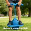 Balance Jumping Ball,Pogo Jumper with Handle and Ball Pump,High Jump Toy Bounce Jump Trick Board with Non-Slip Footpads,Perfect for Balance & Coordination (Green) view 2