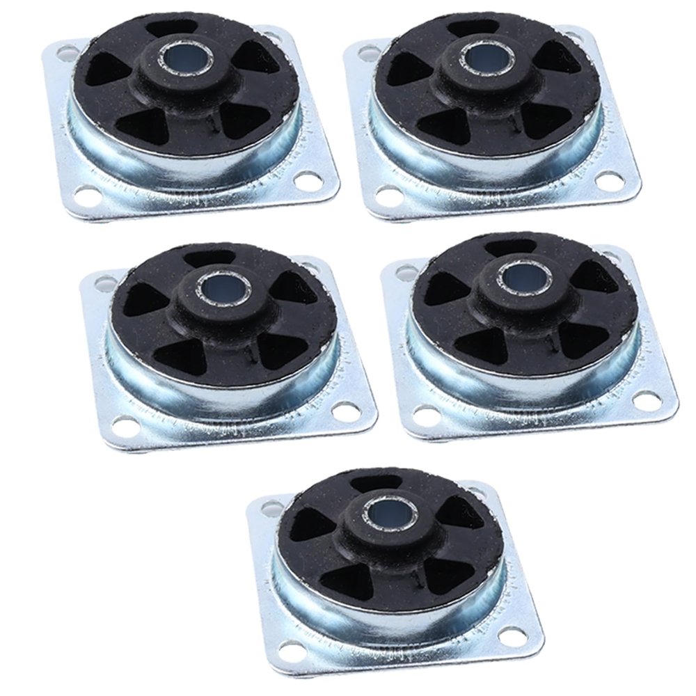5Pcs Radiator Mounts 26350007FC, Compatible with Perkins Engine Replace 26350007-FC, Aluminum Housing for Secure Support & Vibration Dampening