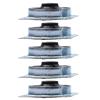 5Pcs Radiator Mounts 26350007FC, Compatible with Perkins Engine Replace 26350007-FC, Aluminum Housing for Secure Support & Vibration Dampening view 3