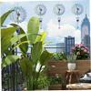 3D Wind Spinners for Garden, 6 Inch Wind Spinners for Garden Hanging Metal 3D Chimes with Ball Spiral Tail for Yard Art Decoration Hummingbird, Hanging Spinner view 4