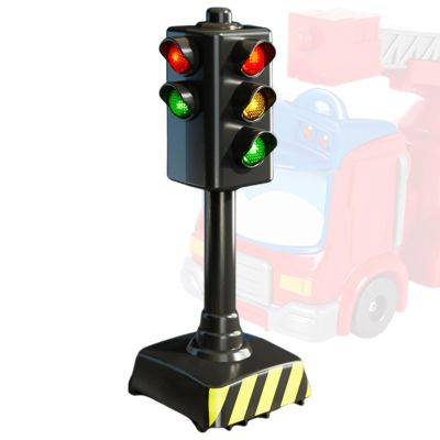 Development & Skills Traffic Light-Traffic Light Toys|12.5x4cm,Colorful Lights Signals with Sound Alert Function,Ride on Parts with Durable Structure,Sports Toys,Riding Toy Accessories for Kids Use
