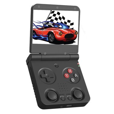 MIYOO Mini Flip Clamshell Console Mini Portable Handheld with 64GB TF Card 2.8inch IPS Screen 750560 Resolution Game Player