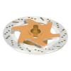 4PCS Universal Aluminum Alloy RC Brake Disc with Metal Hex Adapter, Precision CNC Machined Lightweight Brake Disc for 1/10 RC Car SUV Climbing Vehicle (Gold) view 4