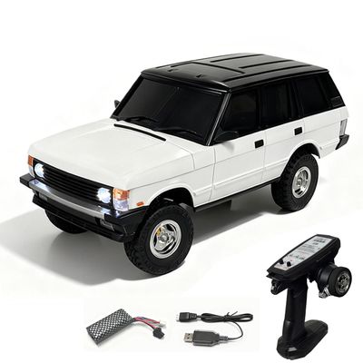 wheelfun LDRC LD18401PRO 1/18 Remote Control Rock Crawler Car 4X4 RC Off Road Vehicle Model Brushless Motor Metal Drive Shafts Lights Hobby Grade Model for Ages 14+