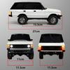 wheelfun LDRC LD18401PRO 1/18 Remote Control Rock Crawler Car 4X4 RC Off Road Vehicle Model Brushless Motor Metal Drive Shafts Lights Hobby Grade Model for Ages 14+ view 2