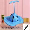 Balance Jumping Ball,Pogo Jumper with Handle and Ball Pump,High Jump Toy Bounce Jump Trick Board with Non-Slip Footpads,Perfect for Balance & Coordination (Blue) view 4