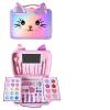 Kid Makeup Kit  Safe Play Materials Compact Size | Cosmetic Toy Pretend Beauty Set | Creative Makeup Toy for Girls Dress Up Role Play Birthday Party Fun and Daily Imaginative Plays Use view 1