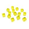 200Pcs Colorful 6 Sided Acrylic Dices 8mm D6 Cubes Square Corner Clear Educational Board Game view 1
