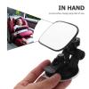 BAZEITFLOW Car Mirror Rear Facing Back Seat Mirror with Suction Cup for Rear Facing Car Seats Shatterproof Safety Accessory for Travel view 3