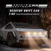 1/64 Scale Mini RC Drift Car, 4WD Micro RC Car with LED Lights, 2 Speed Modes & Portable Remote Storage Case, Proportional throttle, Rechargeable Desktop Toy for Adults Kids, Includes 2 Sets of Tires view 2