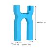RC Motor Mount Aluminum Alloy High Performance Precision Engine Holder Upgrade Part for Arrma Kraton 6S BLX V4 1/7 Mojave RC Car Includes 4 Screws 48x30x7mm (Blue) view 3
