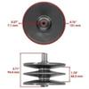 Part Replacement for 656P05011 95604015B 95604015A 95604015 Variable Pulley for MTD for Troy-Bilt view 2