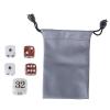 Acrylics Dices Set of Doubling Cube Professional Backgammon with Pearls Finish for Board Game Acrylic Dices view 3