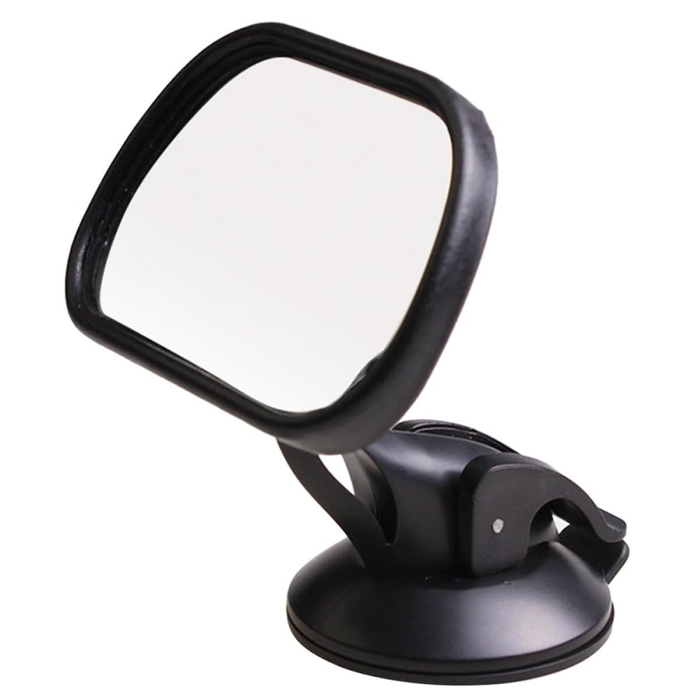 BAZEITFLOW Backseat Mirror Suction Cup Rear View Mirror for Car Interior Explosion-proof Film for Rear-facing Seats