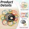 60Pcs Toy Rubber Pulley Belt RC Car Belts Engine Drive Belts Rubber Transmission Belt Model Engine Airplane Pulley Belt for Toys Wheel DIY Model RC Car Airplane Robot Truck Toy Accessories view 2