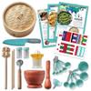 MindWare Playful Chef Foods of The World Cooking Kit for Kids, Global Cooking Set with Authentic Tools and 14 Recipes for Ages 8+ view 2