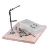 Action Figure Stand Sculpture Model Display Stand Carved Clay Workbench Adjustable, Clay Modeling Support Combination Bracket , with Storage Box view 1