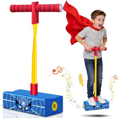 Amiabling Kids Spider Pogo Stick Foam Pogo Jumper for Kids: 3 4 5 6 7 8 9 10 11 12 Year Old Boy Gift, Outside Toys for Kids Ages 4-8, 3+ Year Old Boy Toys, Birthday, Easter, Christmas