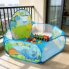 Ball Pool for Kids | Foldable Tent with Basketball Basket - Reinforced Small Ball Pool - For Boys and Girls Indoor and Outdoor Play Birthday Christmas Room Gra Action view 2