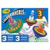Crayola Colourwhirls Classic, 3 Ct Playset, Spin Art Toy with Washable Markers and Battle Arena, Competition Game, for Kids Ages 6, 7, 8, 9 view 3