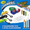 Crayola Colourwhirls Classic, 3 Ct Playset, Spin Art Toy with Washable Markers and Battle Arena, Competition Game, for Kids Ages 6, 7, 8, 9 view 4