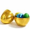 GiftExpress Pack of 6, 6" Gold Easter Eggs - Adult & Kid Party Toys for Gift Baskets or Egg Hunt Dcor view 4