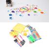 28PCS Kids Painting Sponge Brush Set, Sponge Paint Roller and Brush Kit for Children Ages 2-6, Reusable DIY Art Tools with Apron for Early Learning Creative Activities view 2