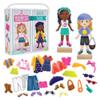 Peaceable Kingdom Magnetic Dress Up Fashion Friends Playset view 3