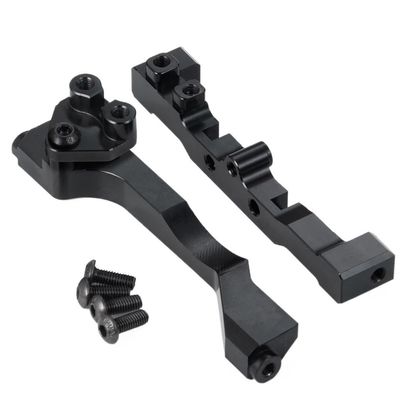 Aluminum Alloy Servo Mounts for 1/10 Axial SCX10 III Jeep Gladiator Base Camp AXI03027 Accessories(Red)