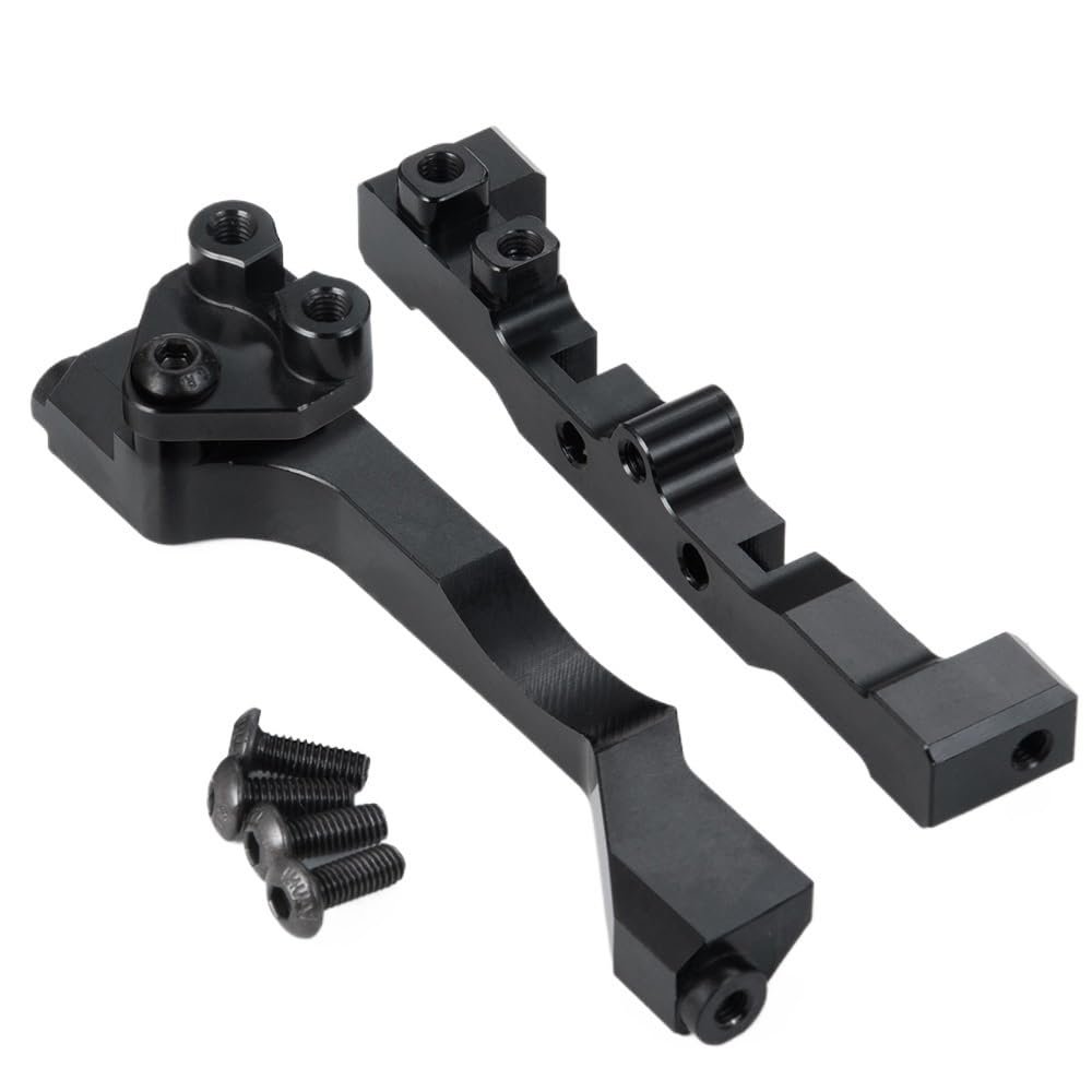 Aluminum Alloy Servo Mounts for 1/10 Axial SCX10 III Jeep Gladiator Base Camp AXI03027 Accessories(Red)
