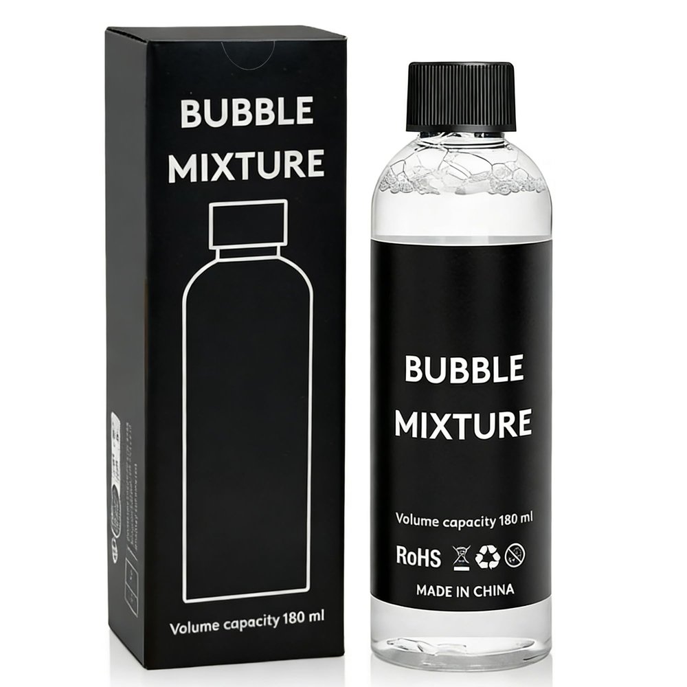 Bubble Mixture for Smoke Gun, 180 ml (1 Bottle)