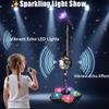 Kids Microphone with Stand, Mini Karaoke Machine for Kids, Portable Kids Karaoke Microphone Toy with Music & Lights, Birthday Gift for 4 Year Old Girls (Pink) view 3