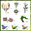 10Pcs Bird Cake Topper Bird Cake Decorations for Baby Shower Party Supplies view 2