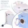 1:12 Scale Mini Washer Machine, Rechargeable Mini Washer with Openable Lid & Drain Pipe, Realistic Dollhouse Furniture for Micro Landscape Decoration view 4
