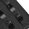 2PCS RC Servo Mount Aluminum Alloy Servo Fixed Bracket RC Steering Gear Bracket for Axial SCX24 1/24 RC Car Black view 3